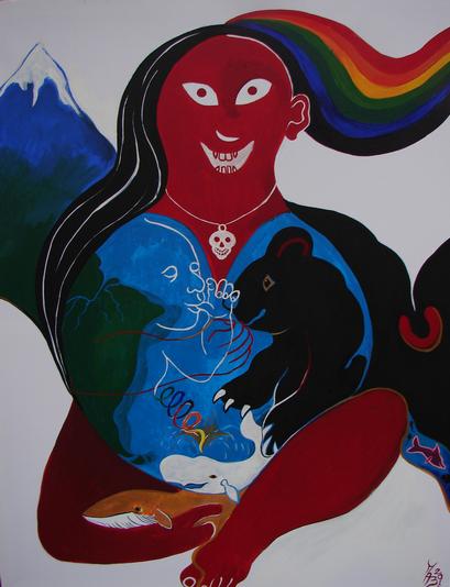 Shamanic Practitioner, shamanic healing,spirit-led paintings