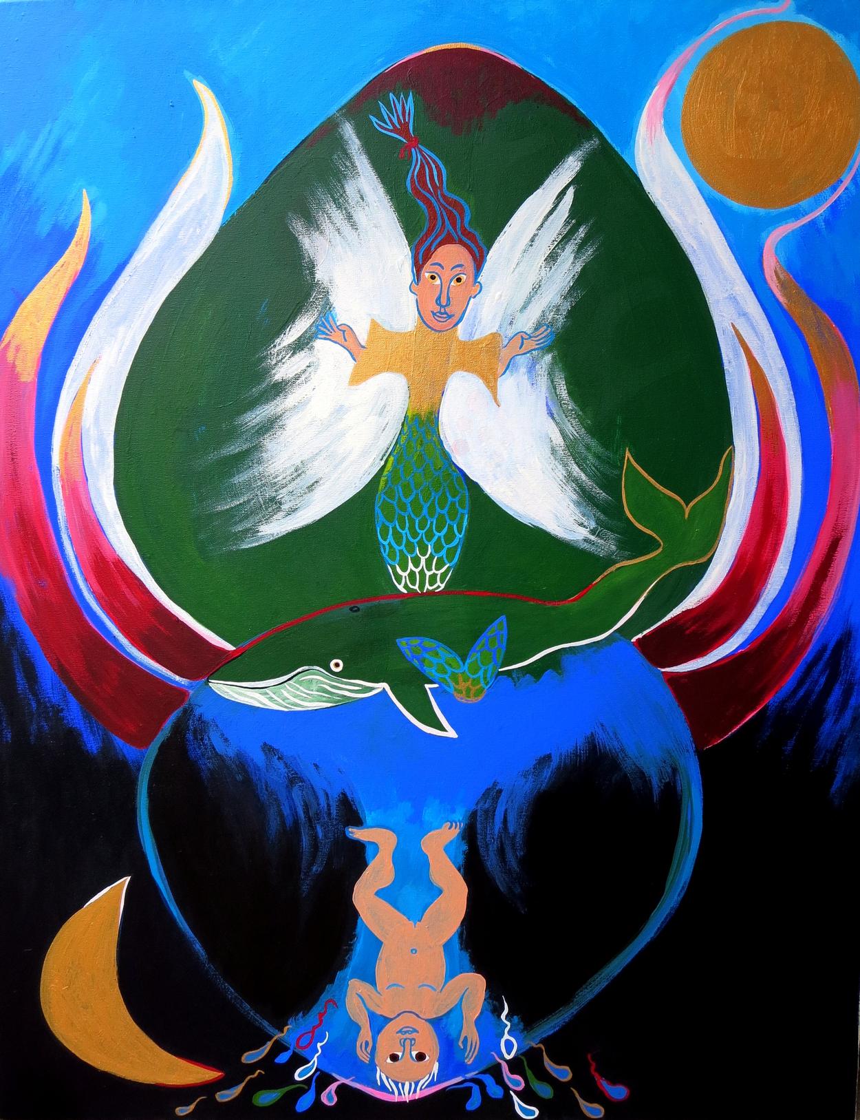 Shamanic teacher, painter and author in the UK and the world